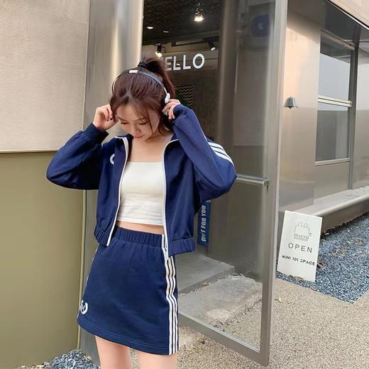 金蘑菇菇 美式甜心/字母三条杠 100.%客供棉超柔时尚运动套装睡衣 商品图2