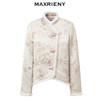 MAXRIENY国风复古提花棉服2023冬款新年年服精致宫廷感粉金外套女(货号:MS88CP501) 商品缩略图4