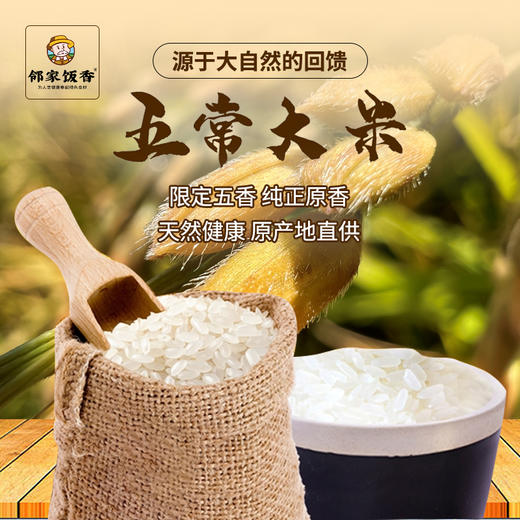 邻家饭香 五常大米 稻花香2号 2.5kg/袋 国家地理标志农产品 龙凤山核心产区黑土地种植 LJFX78 商品图3