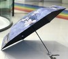 优品堂【雅致炫彩】五折黑胶防晒防紫外线伞 商品缩略图3