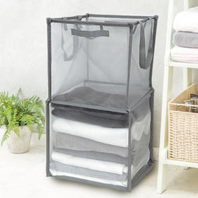 折叠洗衣收纳篮 L 灰色 YT02