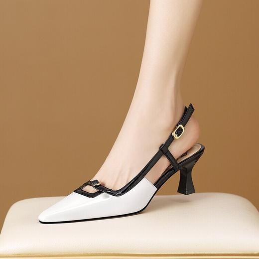 【预售5天】高级感法式小众，名媛高跟包头凉鞋HY&H3369 商品图4
