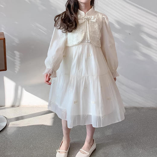 裁缝学苑TQ110新中式汉服公主裙女童连衣裙纸样儿童裙子唐装国风打板 商品图1