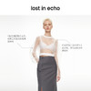 lost in echo2024春夏新品设计师品牌透视欧根纱圆领拉链短款上衣 商品缩略图1