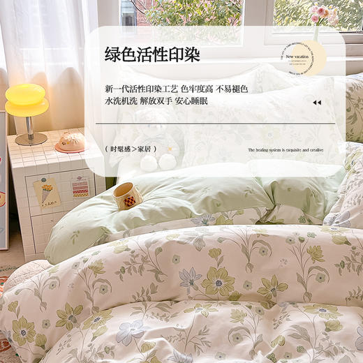 【清仓】加倍生活 全棉ins印花四件套 优质纯棉 亲肤柔软 手感细腻  【品牌直发】 商品图6
