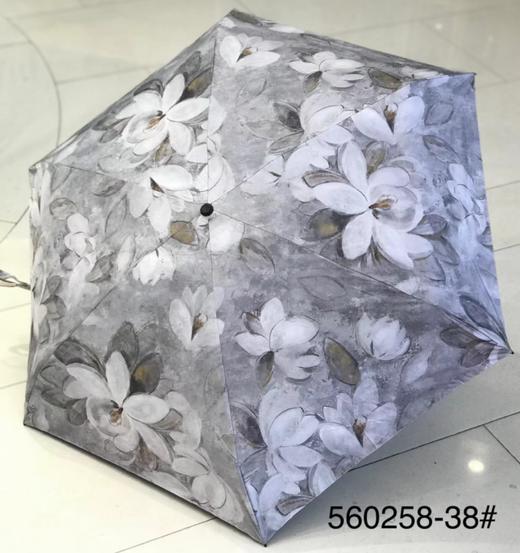 优品堂【雅致炫彩】五折黑胶防晒防紫外线伞 商品图13