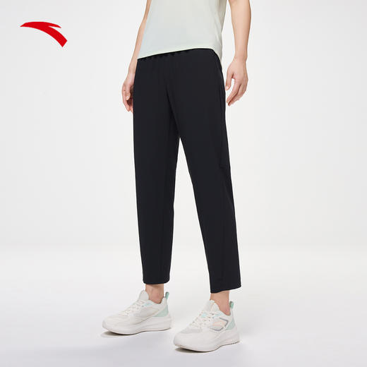 【S/M/L断码】安踏冰丝裤丨梭织透气九分裤女夏季跑步长裤子162425501【库存有限，如无货将做退款，介意慎拍！】 商品图1