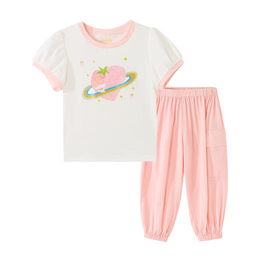 笛莎Deesha 女童套装2024年新款时尚套装 商品图4