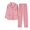 TZF-第一名100%纯棉睡衣女春秋季大码长袖外穿韩版可爱全棉家居服套装 商品缩略图5