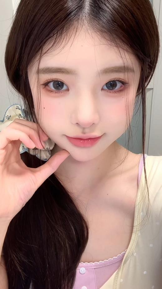 Mimipark 月抛 南风序/天鹅集 蓝/黑 14.2mm 美瞳两片装 温柔 商品图6