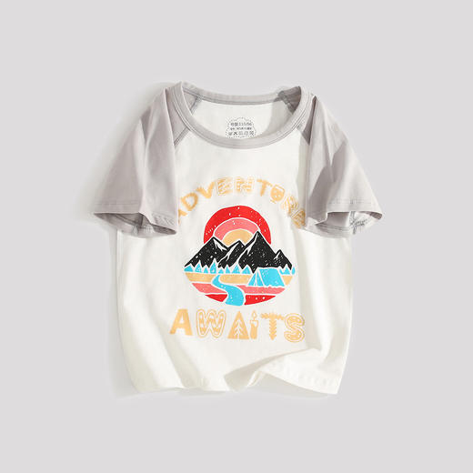 【回头率爆棚  59.9/3件 】 亲子莱卡棉短袖T恤 100-170码 商品图4