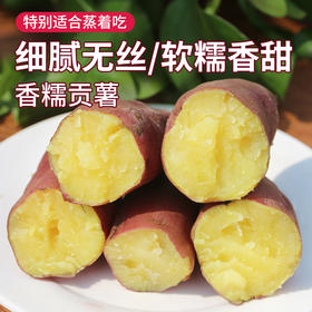 农家贡薯   口感细腻香甜 几乎无薯丝  适合蒸着吃的红薯  3斤装