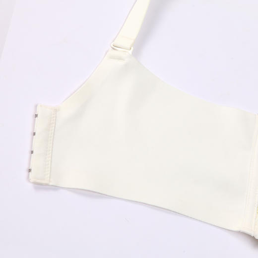 都市丽人自然舒适内衣女蕾丝文胸A杯适穿3/4杯加厚无钢圈四排扣LB41C1 商品图6