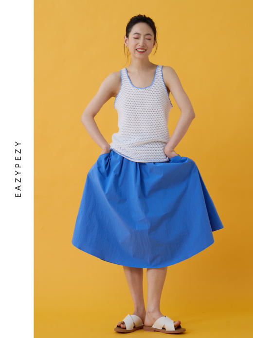 24SS 爱琴海钩花棉绒针织背心 商品图3