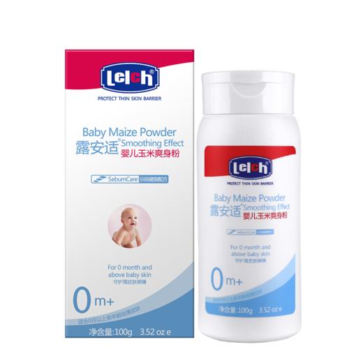 露安适婴儿玉米爽身粉100g 商品图7