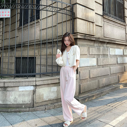 金蘑菇菇【空调感西裤】设计师买手款～通勤百搭西装裤 商品图0