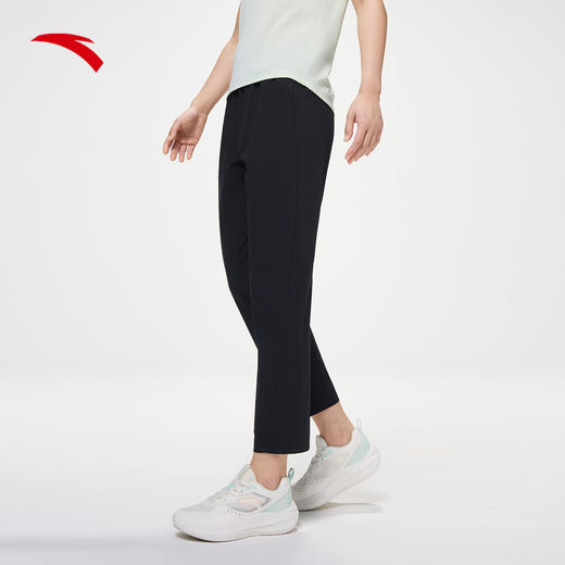 【S/M/L断码】安踏冰丝裤丨梭织透气九分裤女夏季跑步长裤子162425501【库存有限，如无货将做退款，介意慎拍！】 商品图0
