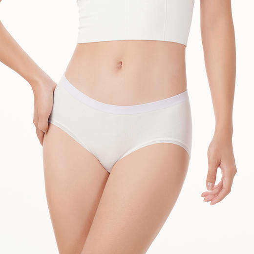 都市丽人基础一体美臀一体无缝内裤女锦氨女士内裤低腰平角内裤LK45F8 商品图1