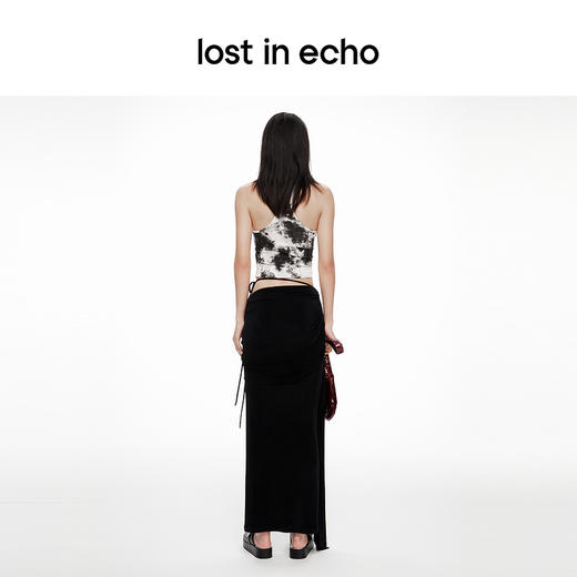 lost in echo2024春夏新品设计师品牌扭结不对称工字背心潮流百搭 商品图4