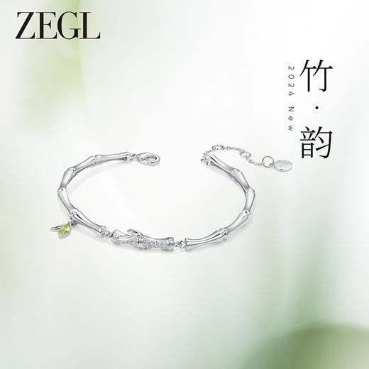 ZEGL设计师925银竹韵系列竹节手链女竹子2024年新款小众精致手饰 商品图0