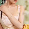 ZEGL999纯银竹节手链女2024年新款轻奢小众精致猫眼石新中式手饰 商品缩略图1