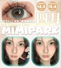 Mimipark 月抛 南风序/天鹅集 蓝/黑 14.2mm 美瞳两片装 温柔 商品缩略图0