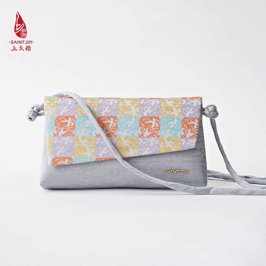 SAINTJOY/上久楷 女式手拿包 斜背包   方方纹 BWS23B2005-1 商品图8