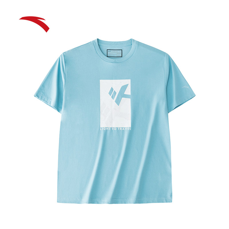 安踏冰丝T丨吸湿透气短袖t恤男夏季新款休闲印花上衣152421104