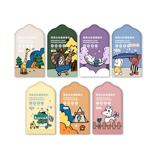 【应急雨衣，多功能随心穿！】一次性便携雨衣成人儿童卡片加厚全身，防暴雨上学旅游户外登山防水-lm！-ry 商品图4