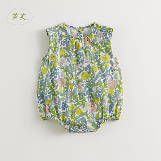 【马克珍妮 芦芙】女宝宝花鸟童话飞袖连体衣婴儿哈衣夏装240377
已售 0 商品图0