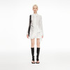 lost in echo2024春夏新品设计师品牌肌理感不对称设计长款衬衫 商品缩略图0