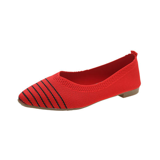 【优雅舒适】法式飞织王妃鞋 时尚个性 潮流百搭单鞋 鞋底防滑不磨脚 柔软轻盈舒适 修饰腿型 显腿长~可甜可酷、日常通勤都能轻松驾驭！ 商品图13