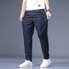 【竹纤维】【新款DYG】大依优型大码松紧腰休闲裤直筒长裤男舒适弹力休闲简约百搭加肥加大男装夏季薄款 商品缩略图1