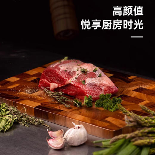ZUUTII泰国相思木切菜板加厚厨房砧板端纹菜板40*27*3cm 商品图2