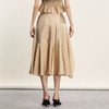 谜底不规则半身裙2024年夏季新品复古优雅亲肤A型长半裙242MB0600 商品缩略图2