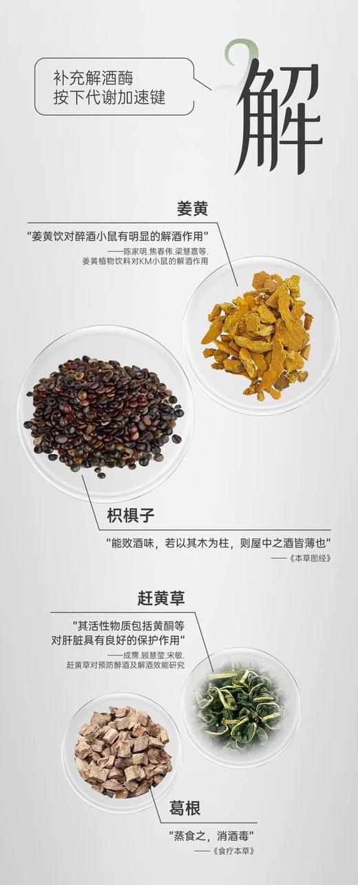 男士护肝 姜黄枳椇子本草饮 10支/盒 商品图4