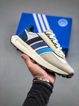 夏日特惠💰330 真标真爆 # Adidas Racing 1 Boost Prototype E5 速度轻盈复古系列 百搭透气运动慢跑鞋