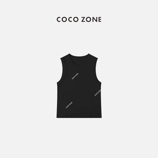 COCO ZONE 夏季设计感上衣宽边圆领针织背心 23C18514 商品图0