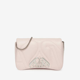 ALEXANDER MCQUEEN 亚历山大.麦昆 女士绗缝皮革 Seal 迷你单肩包 粉色 777011 1BLE2 5704