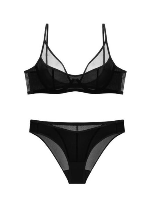 LOAM｜重塑全罩杯 双层微纤网纱全杯记忆钢圈 [ 黑 / 裸 / 白 ] 商品图6