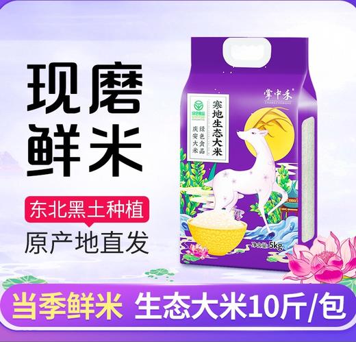 「当季鲜米！10斤装」掌中禾 寒地生态大米3斤10斤东北大米年份新米现磨粮油米面 商品图0