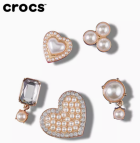 CROCS卡骆驰 配饰 智必星 质感珍珠饰品五件套