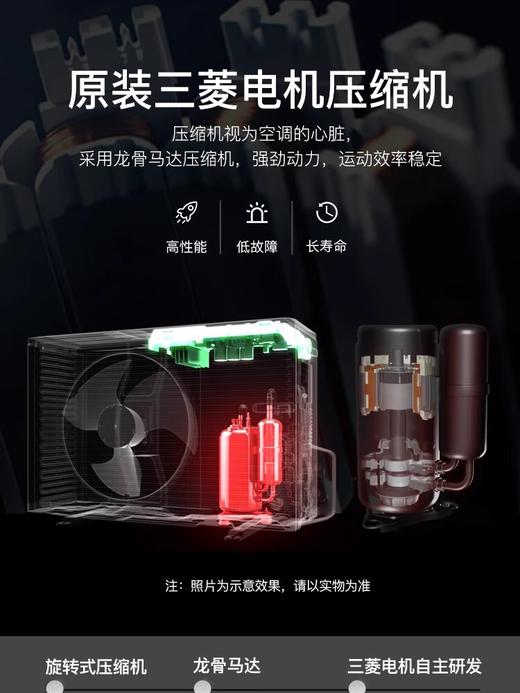 【国补15%】三菱电机MSZ-LA09VF大1匹p变频空调家用冷暖壁挂式一级能效 商品图2