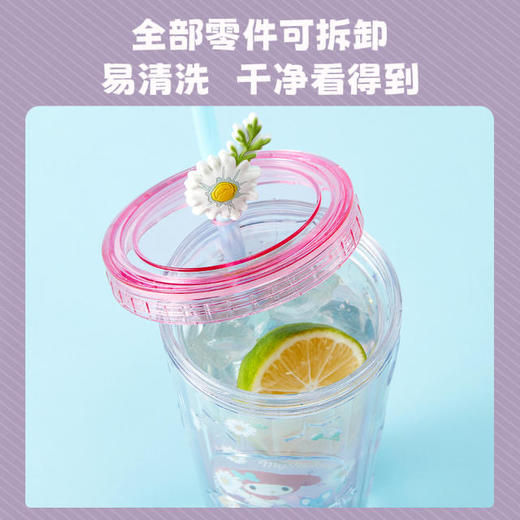 MINISO名创优品三丽鸥水杯大容量420ML 女生可爱吸管杯办公室杯子便携 商品图3