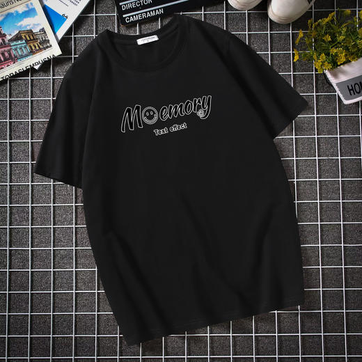 【纯棉】【新款DAL】大码夏季短袖T恤潮款圆领印花多色加肥加大男士打底上衣半袖 商品图1