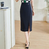 米思阳2026春季新款通勤气质简约风半身裙修身开叉纯色包臀裙1012 商品缩略图1