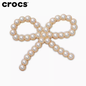 CROCS卡骆驰 配饰 智必星 质感珍珠蝴蝶结
