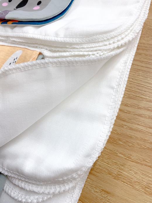 高密印花童巾吸汗巾3条装 婴幼儿童吸湿透气 卡通图案可爱耐看 商品图6