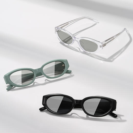 普莱斯新款太阳镜PBS24003A 率性前卫窄框 优质板材镜框 TAC偏光镜片 修颜宽边镜腿 男女同款 四色可选 商品图9