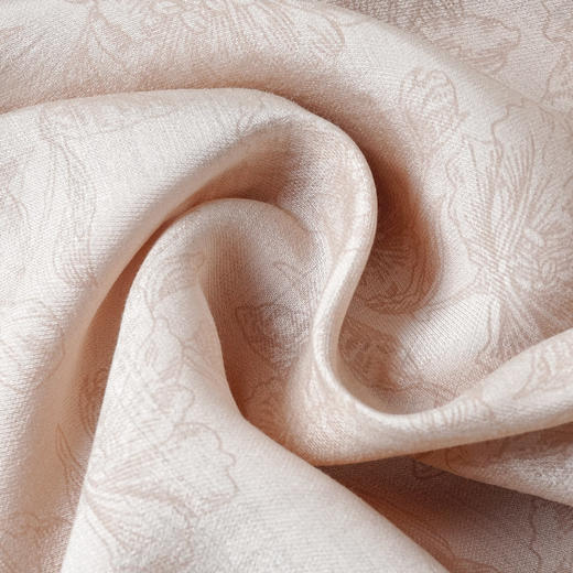 剩S/L/XXL 米思阳2025夏季新款气质高端V领暗纹提花连衣裙设计感A字摆裙子女 商品图3